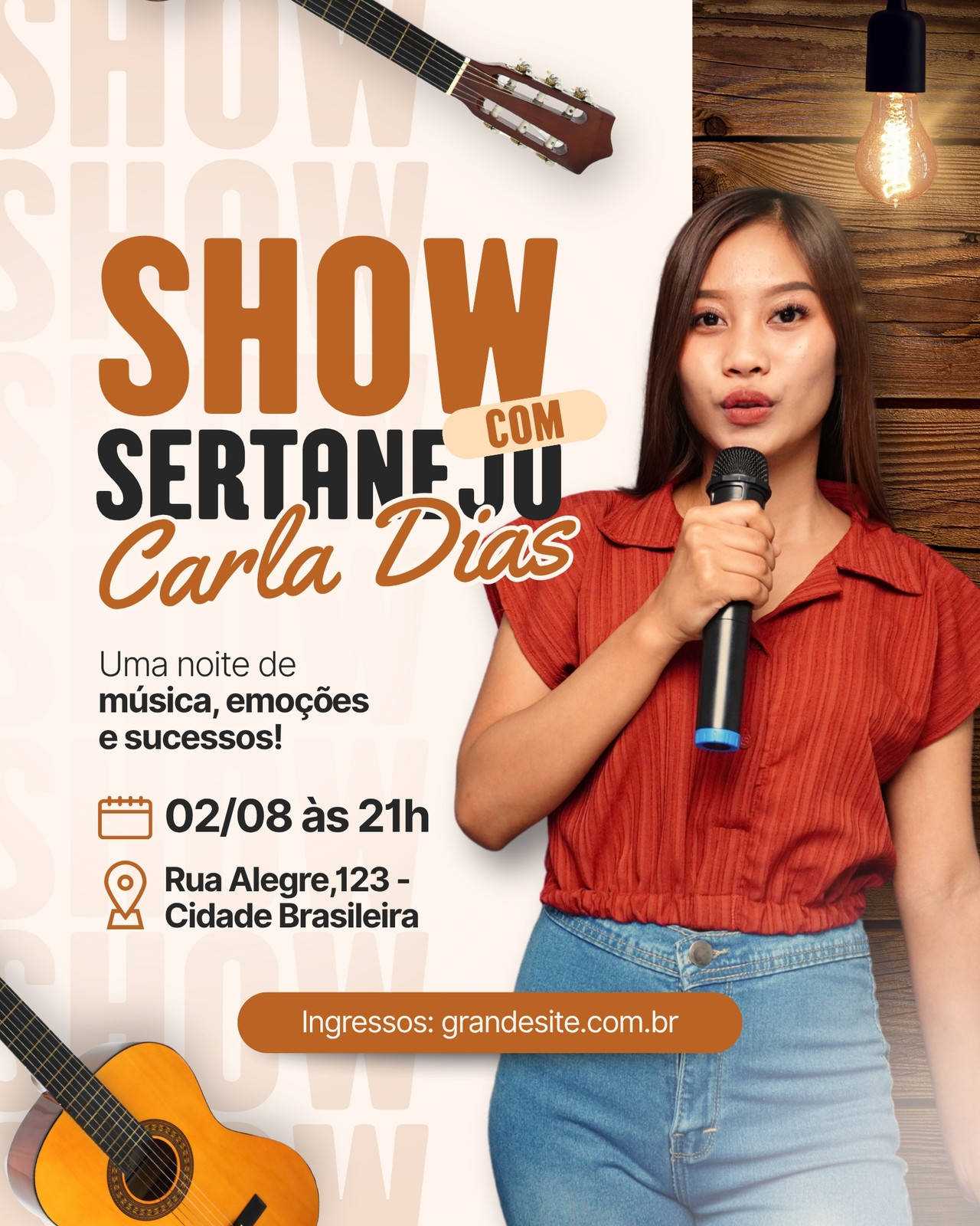 Show com Carla Dias
